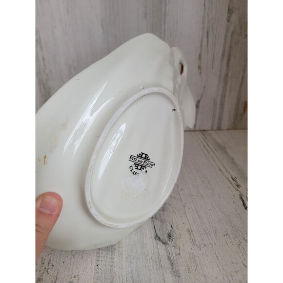 Fitz Floyd pumpkin gourd plate Halloween fall home decor - Picture 4 of 5